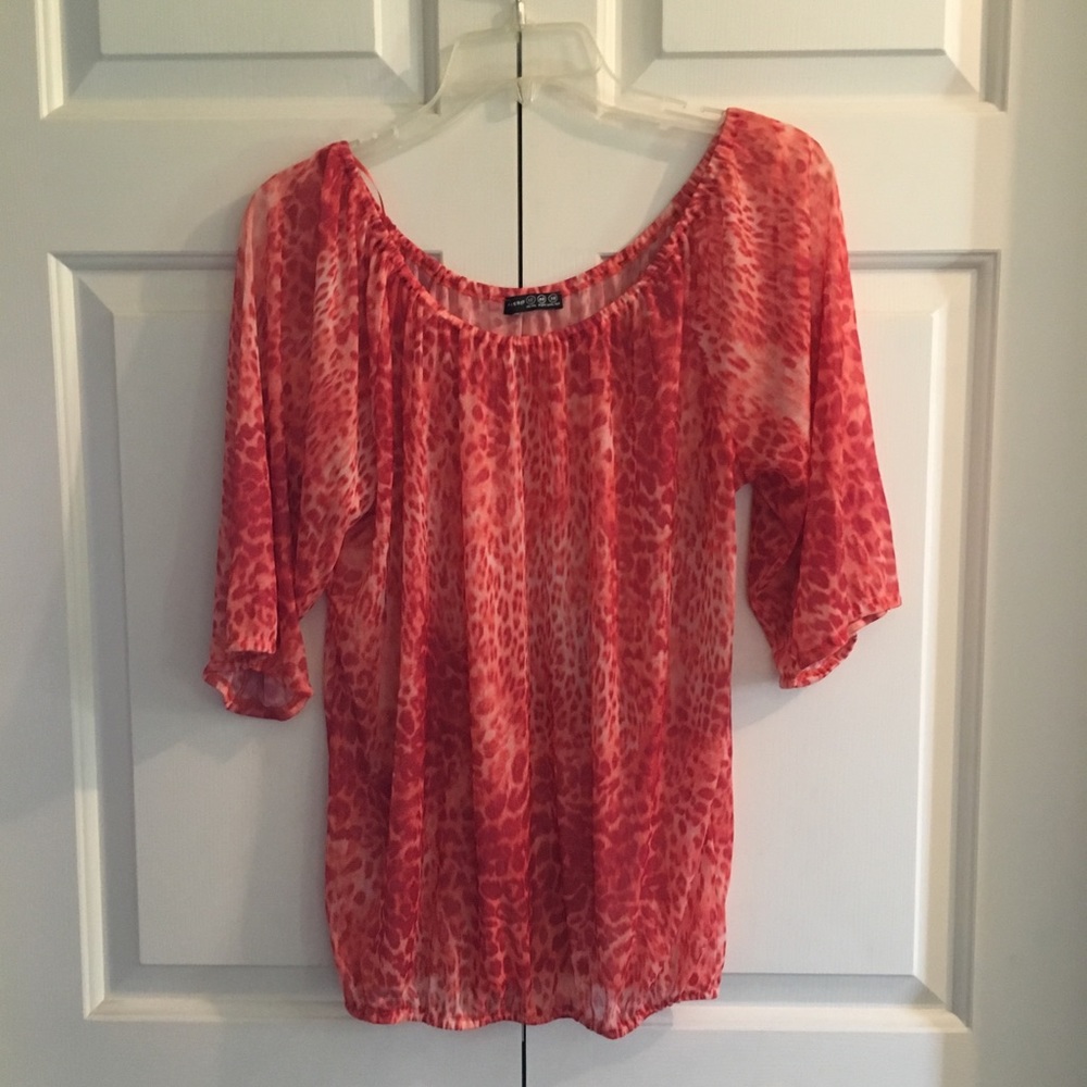 Atmosphere Cheetah Print Top